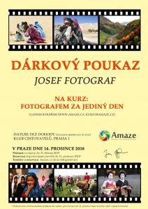 kurz fotografování - dárkový poukaz