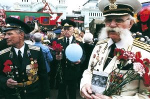 Ruští veteráni Ruští veteráni, Moskva, foto Jan Rybář