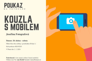 Dárkový poukaz kurz fotografování mobilem Jan Rybář