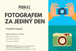Dárkový poukaz na fotokurz Fotografem za jediný den