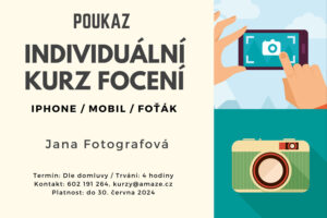 Individuální kurz fotografování s Janem Rybářem